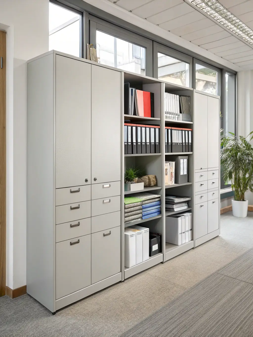 An organized filing system with labeled folders, illustrating the streamlined paperwork processing services provided by VFB Consulting Corp LLC.